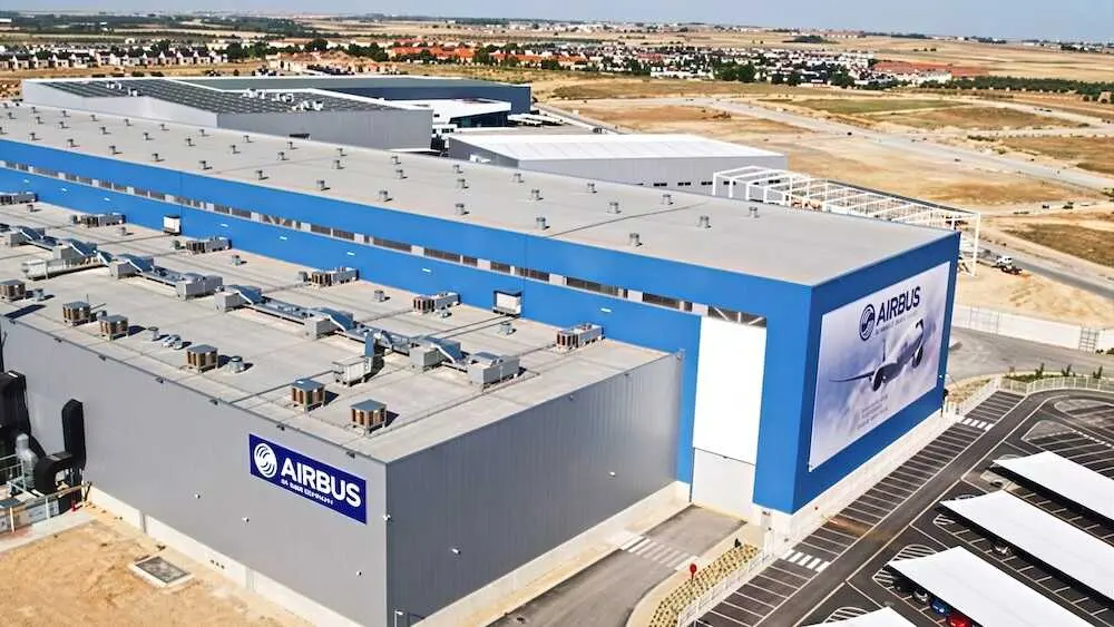 En la imagen de archivo la f&aacute;brica de Airbus en Illescas (Toledo)