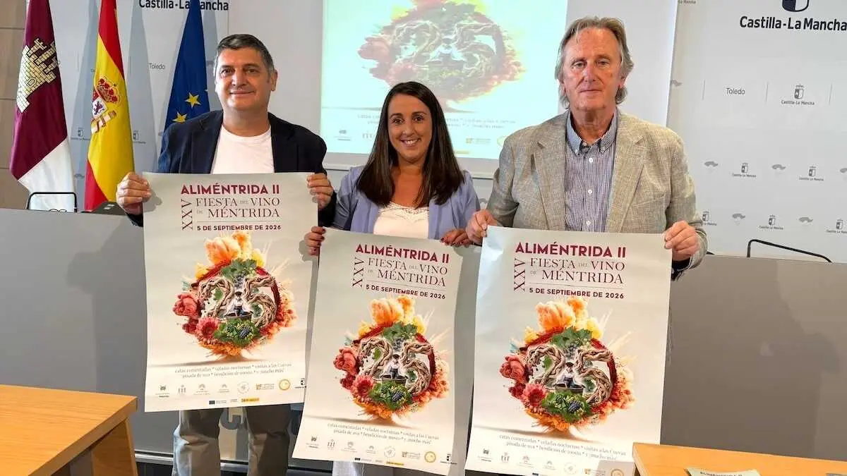 M&eacute;ntrida (Toledo) celebra su XXV Fiesta del Vino con catas y pisada de uva