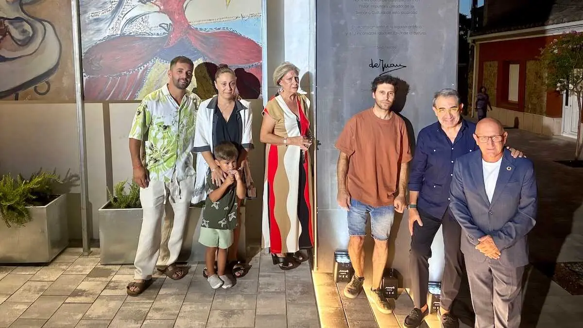 Corral de Calatrava (Ciudad Real) dedica una plazuela al artista Pedro de Juan