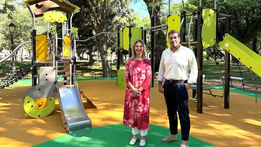Guadalajara renueva dos &aacute;reas infantiles del Parque de la Concordia