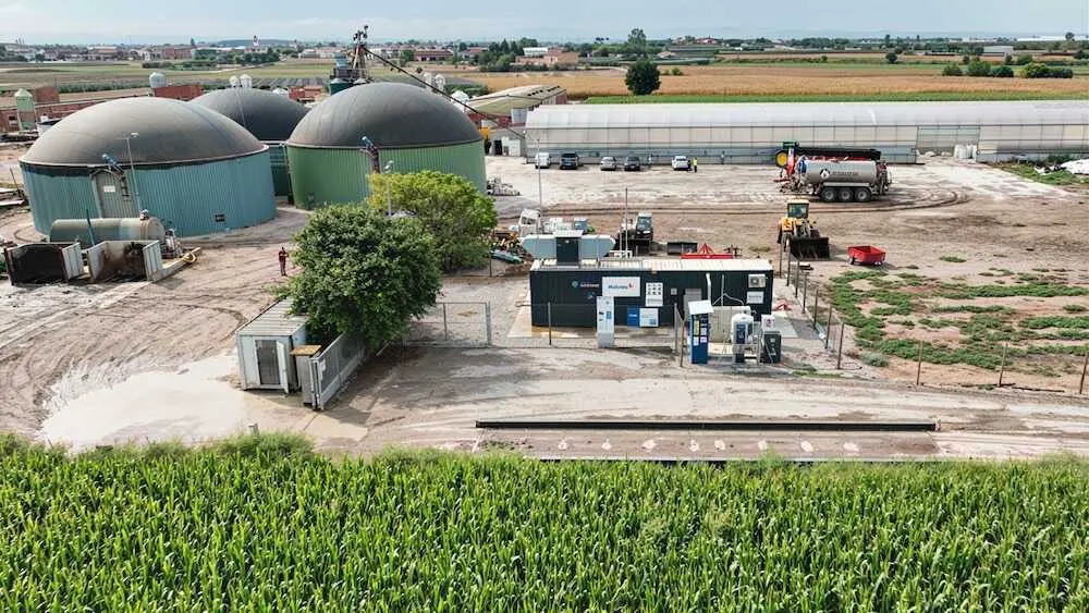 Imagen de archivo de la puesta en marcha de una planta de biometano