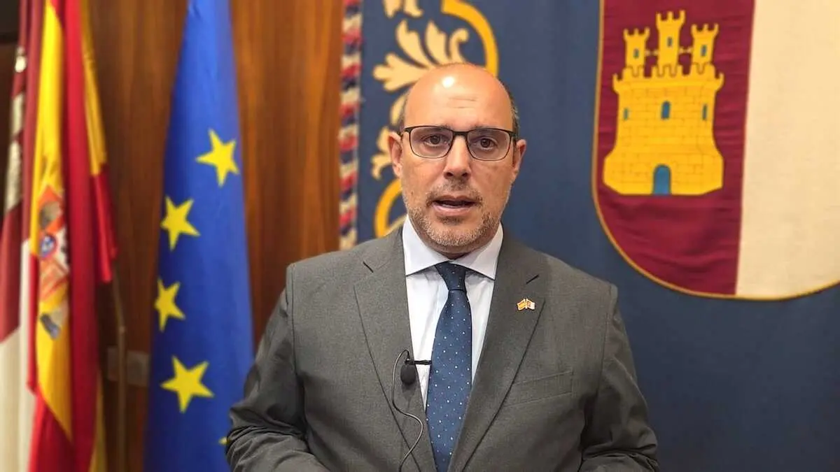 El presidente de las Cortes de Castilla-La Mancha, Pablo Bellido