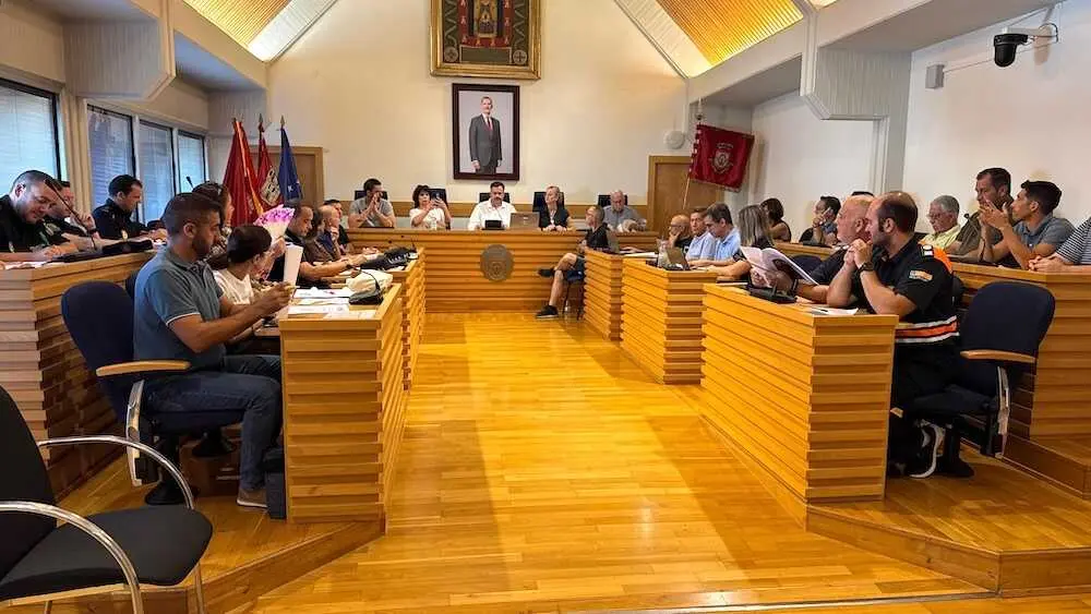 En la imagen un instante de la reuni&oacute;n de la Junta Local de Seguridad de Ciudad Real
