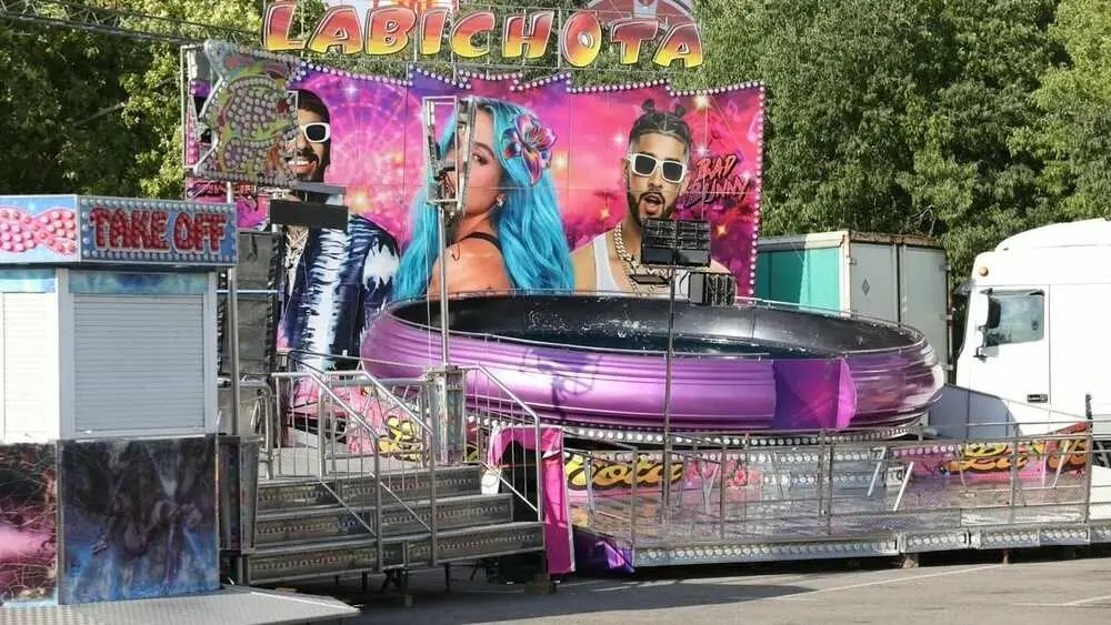 Imagen de la atracci&oacute;n instalada en las Ferias y Fiestas de Ciudad Real donde ocurri&oacute; el suceso