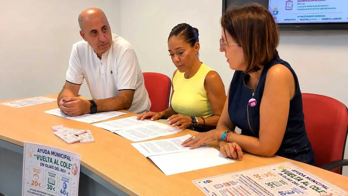Ol&iacute;as del Rey (Toledo) destina 50.000 euros a ayudas para la vuelta al cole