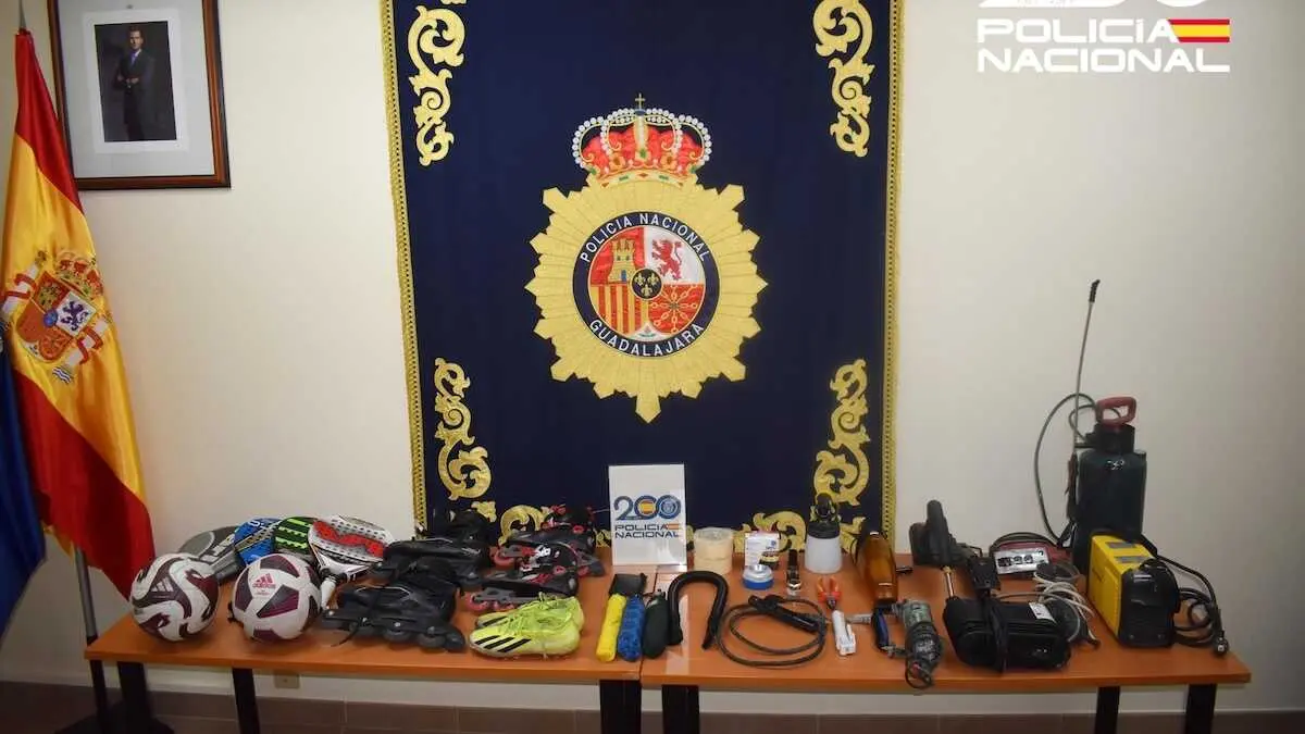 Dos detenidos en Guadalajara tras huir en un coche sustra&iacute;do