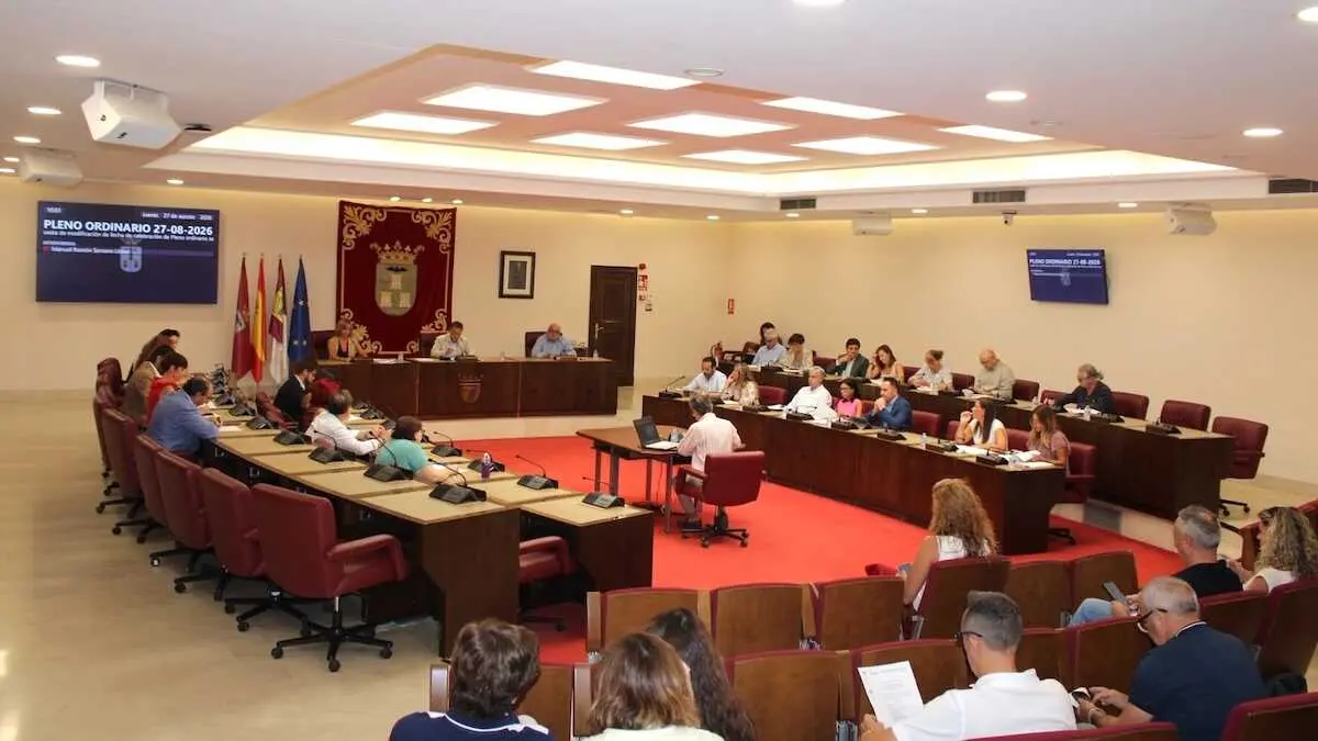 En la imagen un instante del Pleno del Ayuntamiento de Albacete celebrado este jueves en el Consistorio