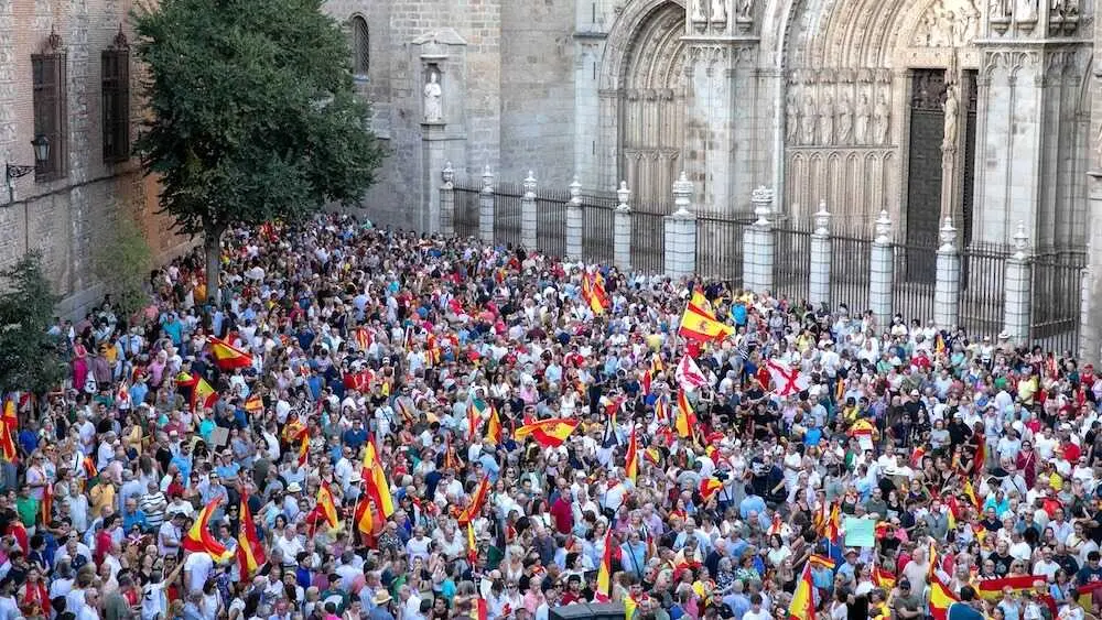 Concentraci&oacute;n en Toledo en apoyo a Ceuta - Fotograf&iacute;a: EP/Juanma Jim&eacute;nez