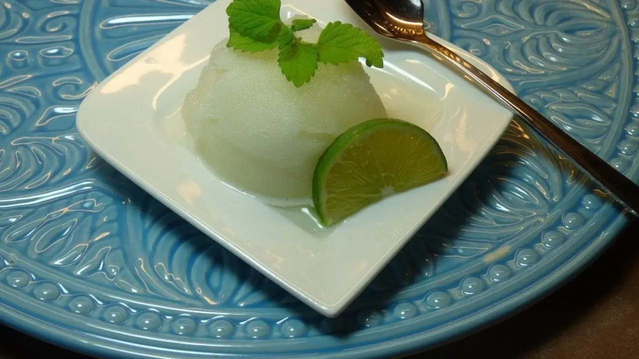 Sorbete de limon