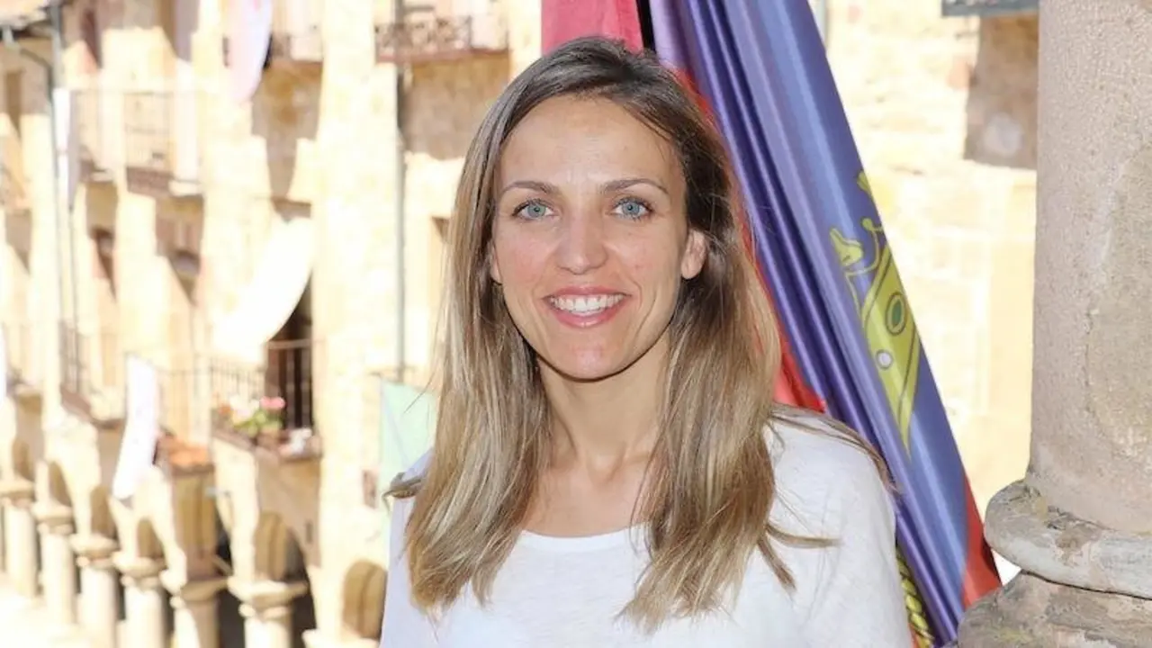 La alcaldesa de Sigüenza (Guadalajara), María Jesús Merino --primera alcaldesa en la historia del municipio--