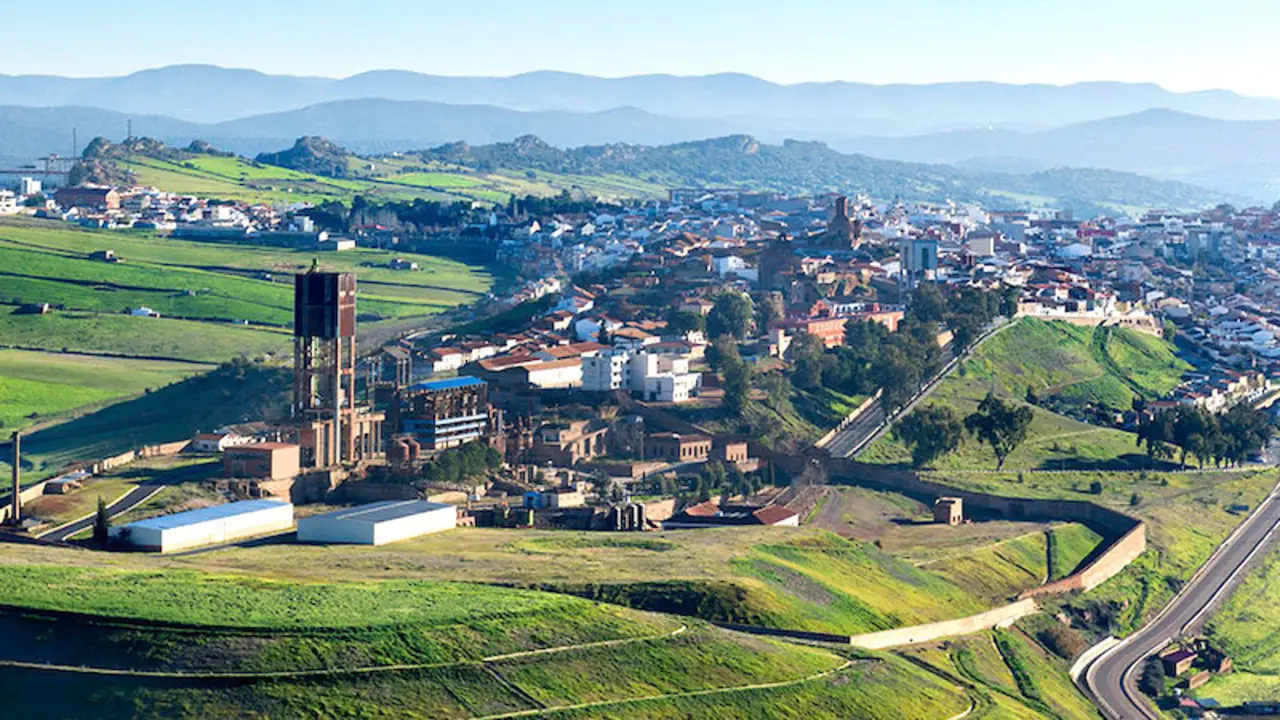 Vista panorámica de la localidad ciudadrealeña de Almadén