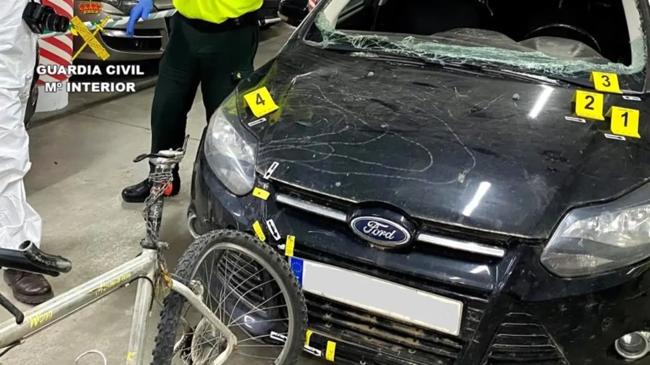 Detenido tras matar a un ciclista al atropellarle con su turismo y salir huyendo