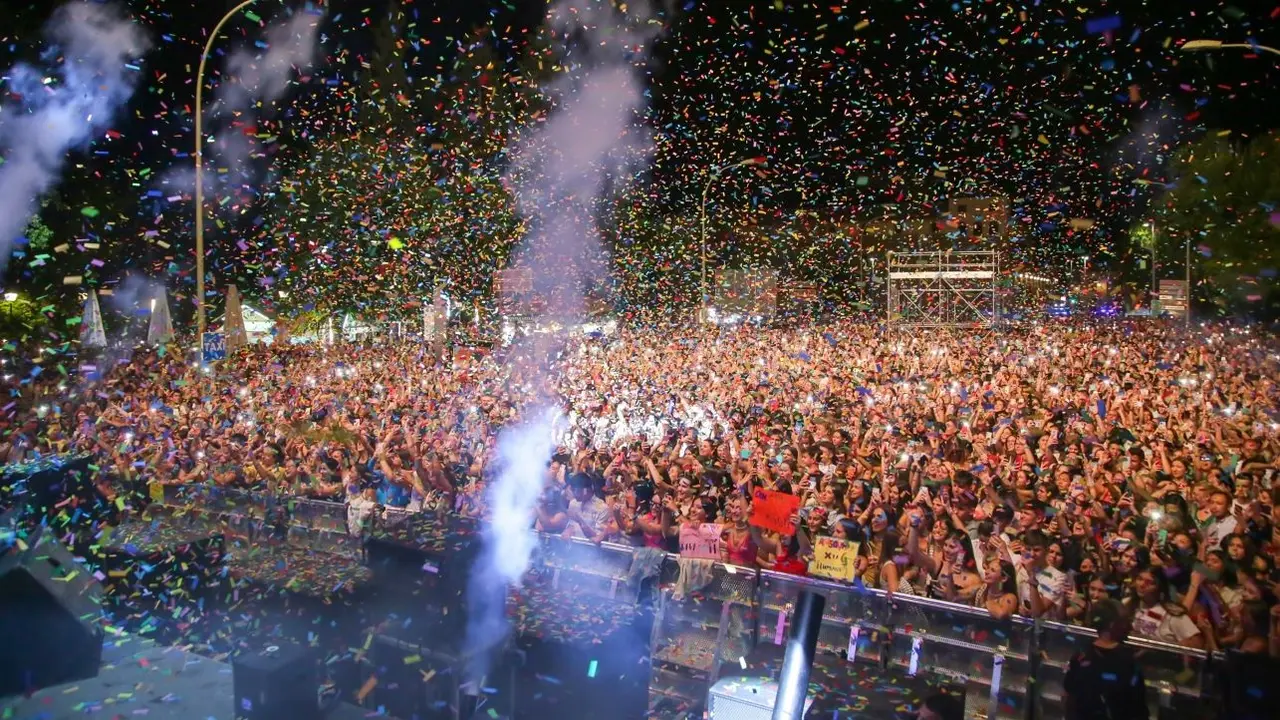 Imagen del público asistente ese jueves al concierto que el artista Juan Magán ofreció en la ciudad de Toledo