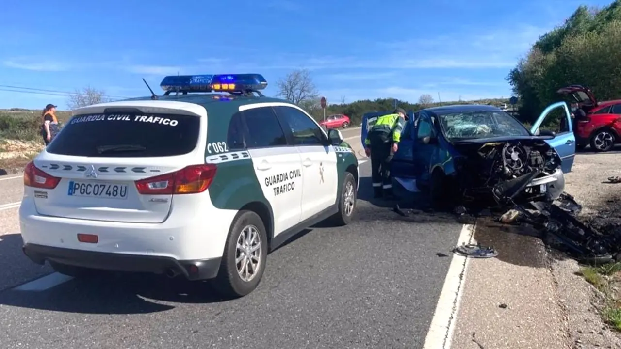 accidente de tráfico, salida de vía, choque, colisión, atropello,&nbsp;
