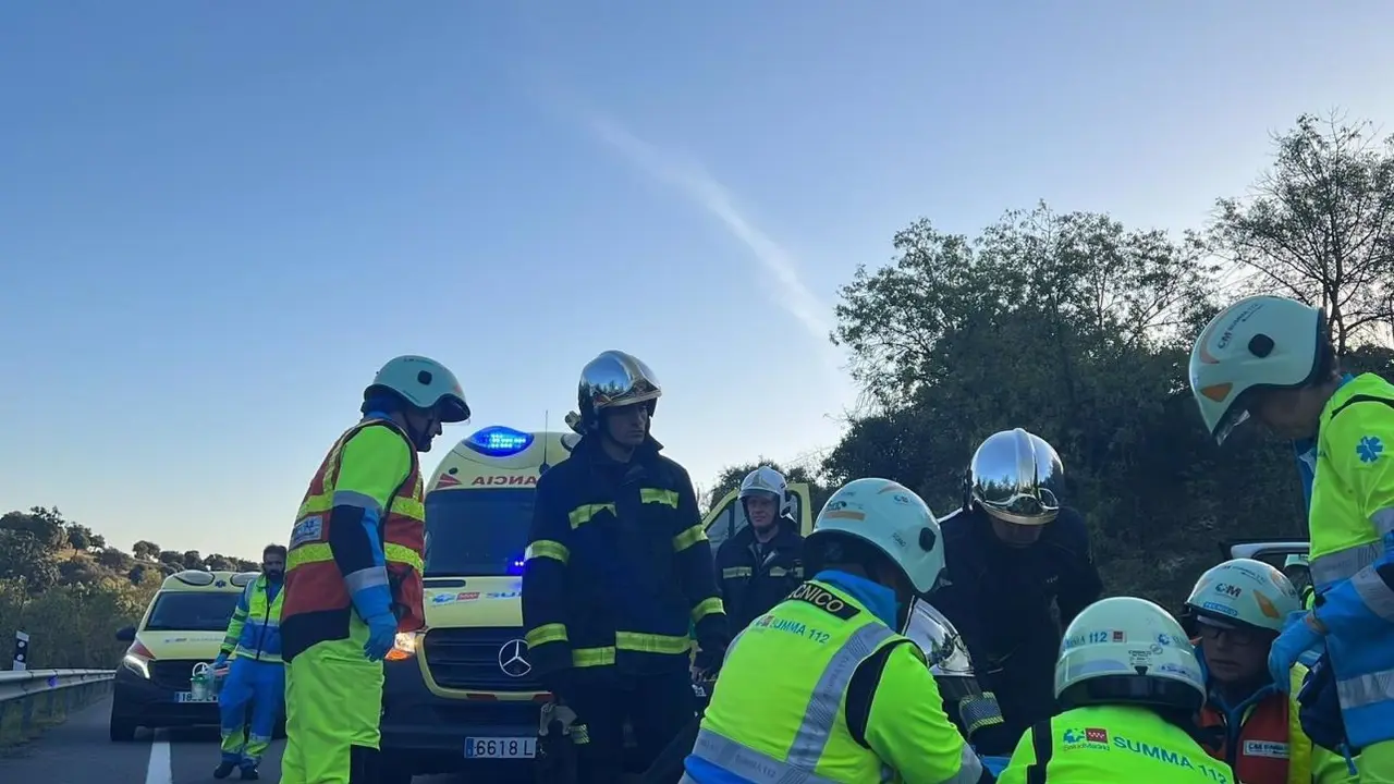 accidente de tráfico, choque, colisión, ambulancia, atropello, atropellado,