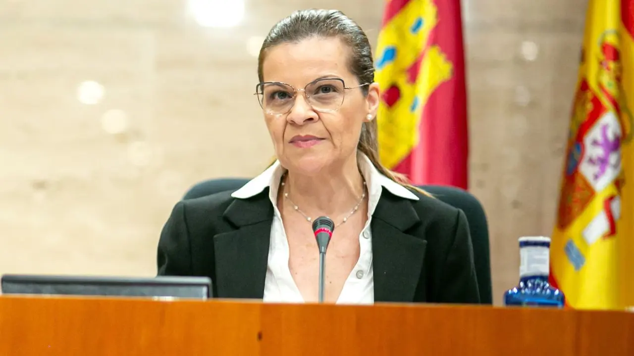La directora del Instituto de la Mujer de Castilla-La Mancha, Lourdes Luna, en una imagen de archivo durante una comparecencia en el Parlamento