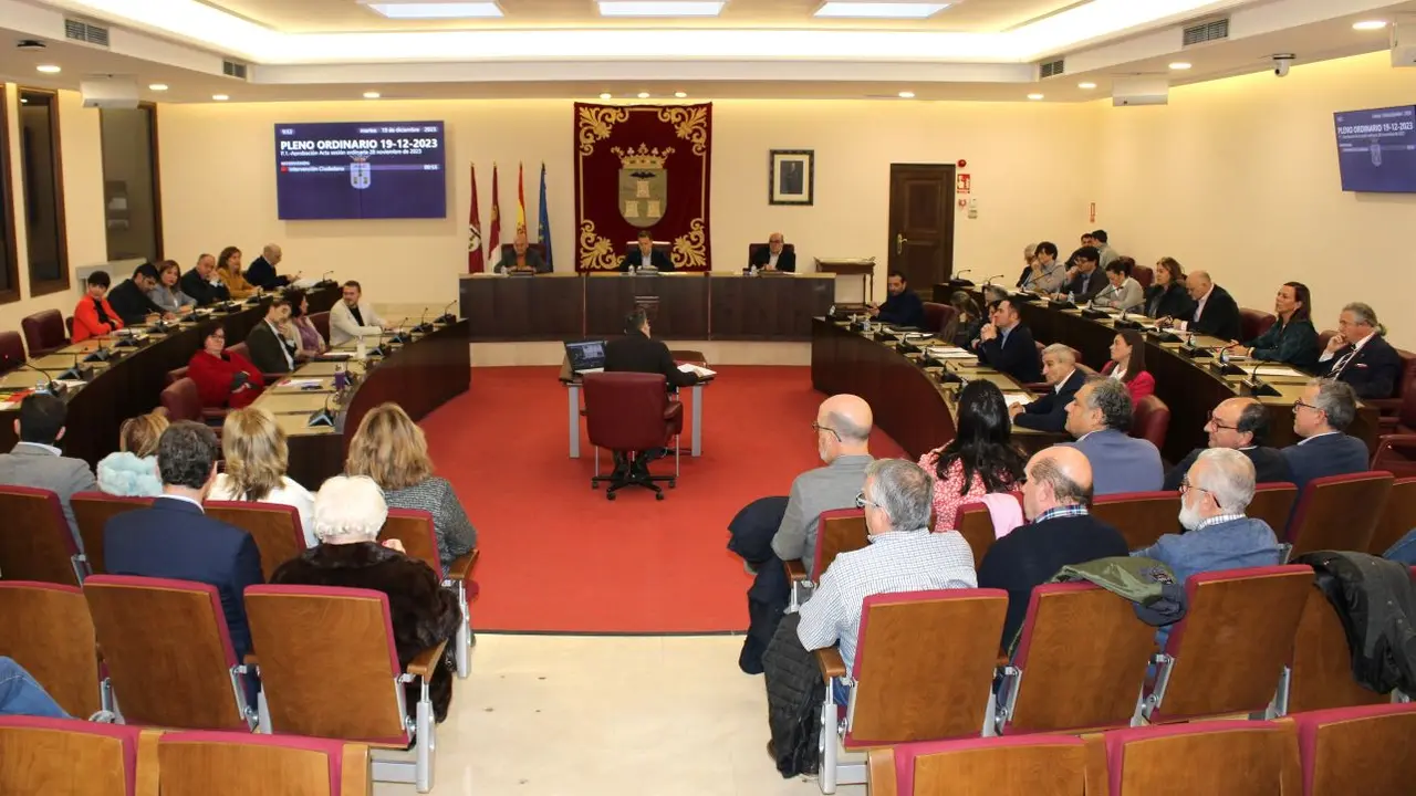 En la imagen un instante del Pleno del Ayuntamiento de Albacete celebrado este martes en el Consistorio