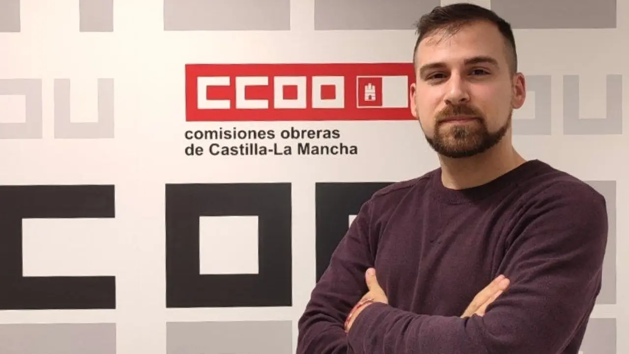 El secretario de Empleo y Políticas Sociales de CCOO Castilla-La Mancha, Juan Carlos del Puerto