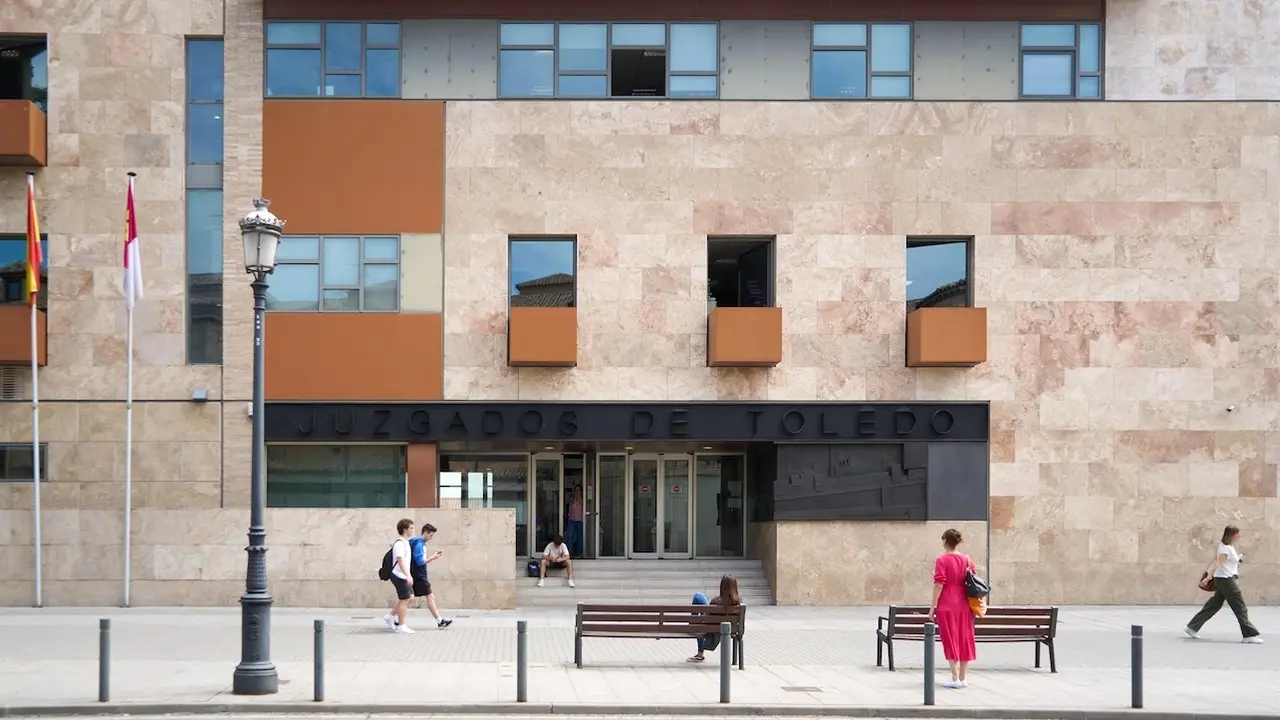 En la imagen de archivo la sede de los juzgados en la ciudad de Toledo
