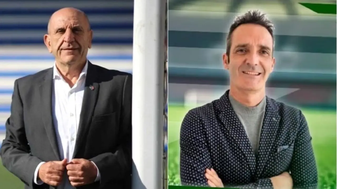 En imágenes de archivo los candidatos a presidir la Federación de Fútbol de Castilla-La Mancha (FFCM), Pablo Burillo y Teodoro Sobrino Magán