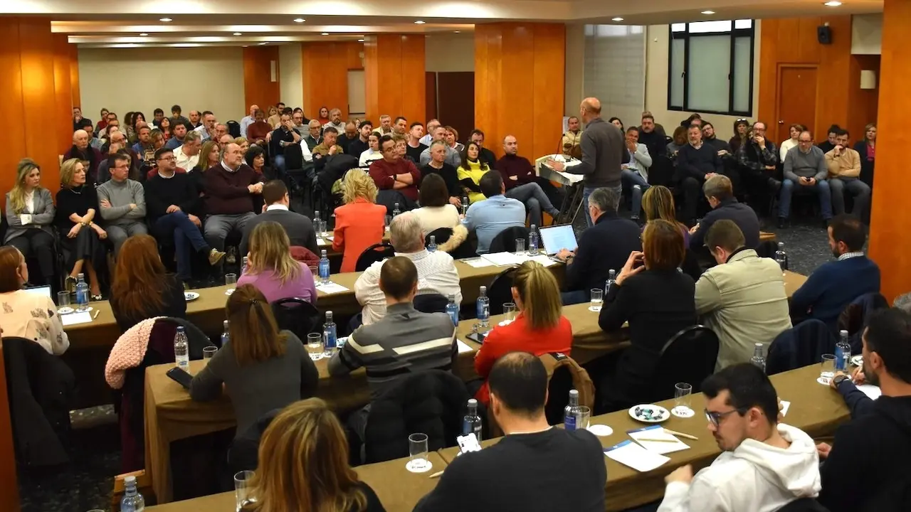 En la imagen un instante de la reunión del Comité Provincial del PSOE de Cuenca celebrado este domingo