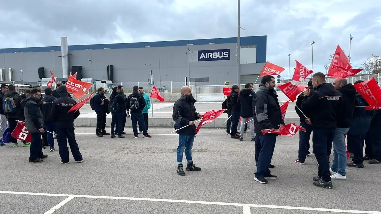 Retoman los paros en la contrata de mantenimiento de la maquinaria de Airbus-Illescas