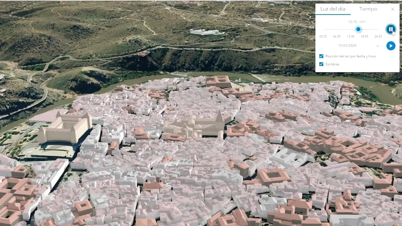 Modelo digital de la ciudad de Toledo