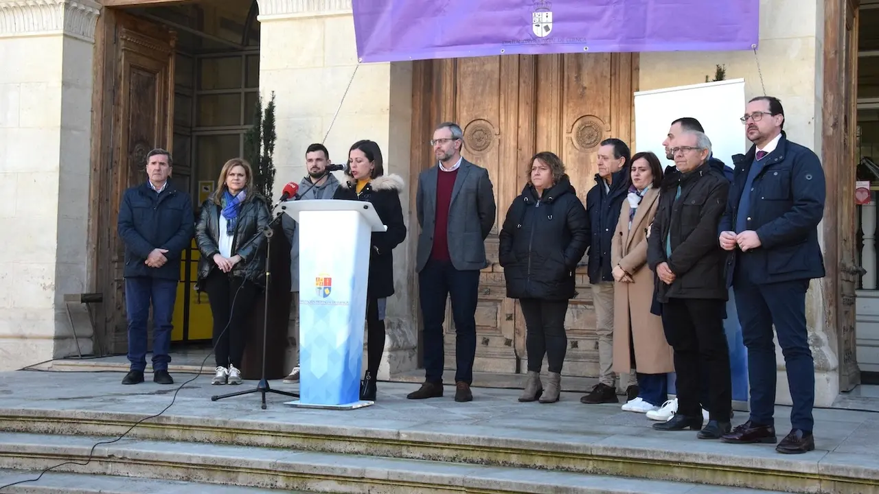 El PSOE y el PP de Cuenca leen una declaración institucional en apoyo al campo