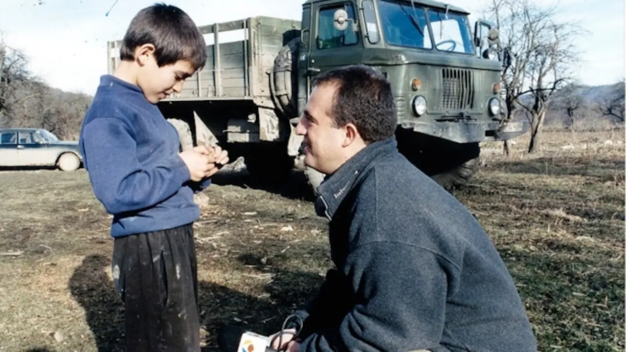 En la imagen de archivo Ricardo Ortega en Afganistán - Fotografía: APM
