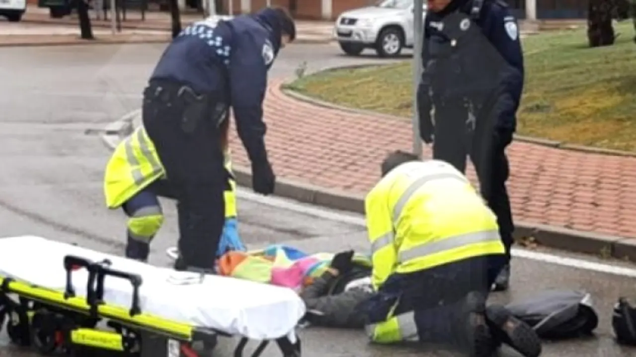 Herido un hombre que iba en un patinete tras ser atropellado en Guadalajara