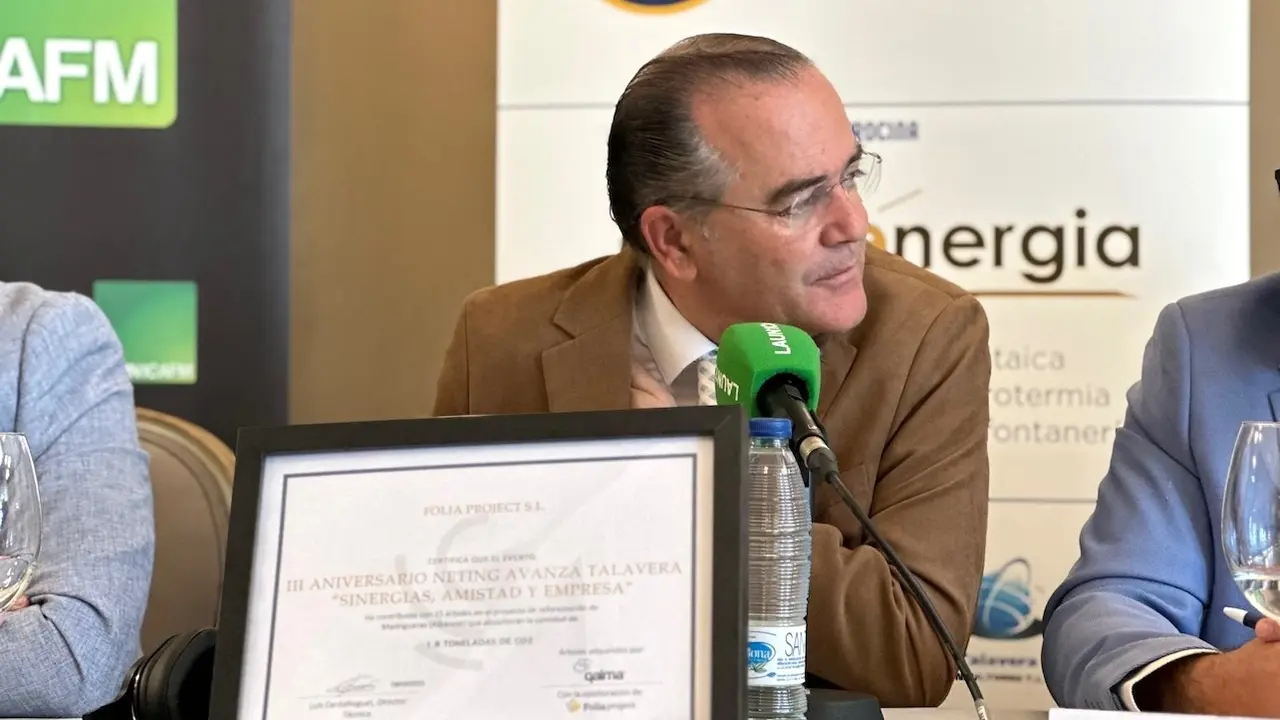 El alcalde de Talavera de la Reina (Toledo9, José Julián Gregorio, en el IV aniversario Neting ‘Avanza Talavera’