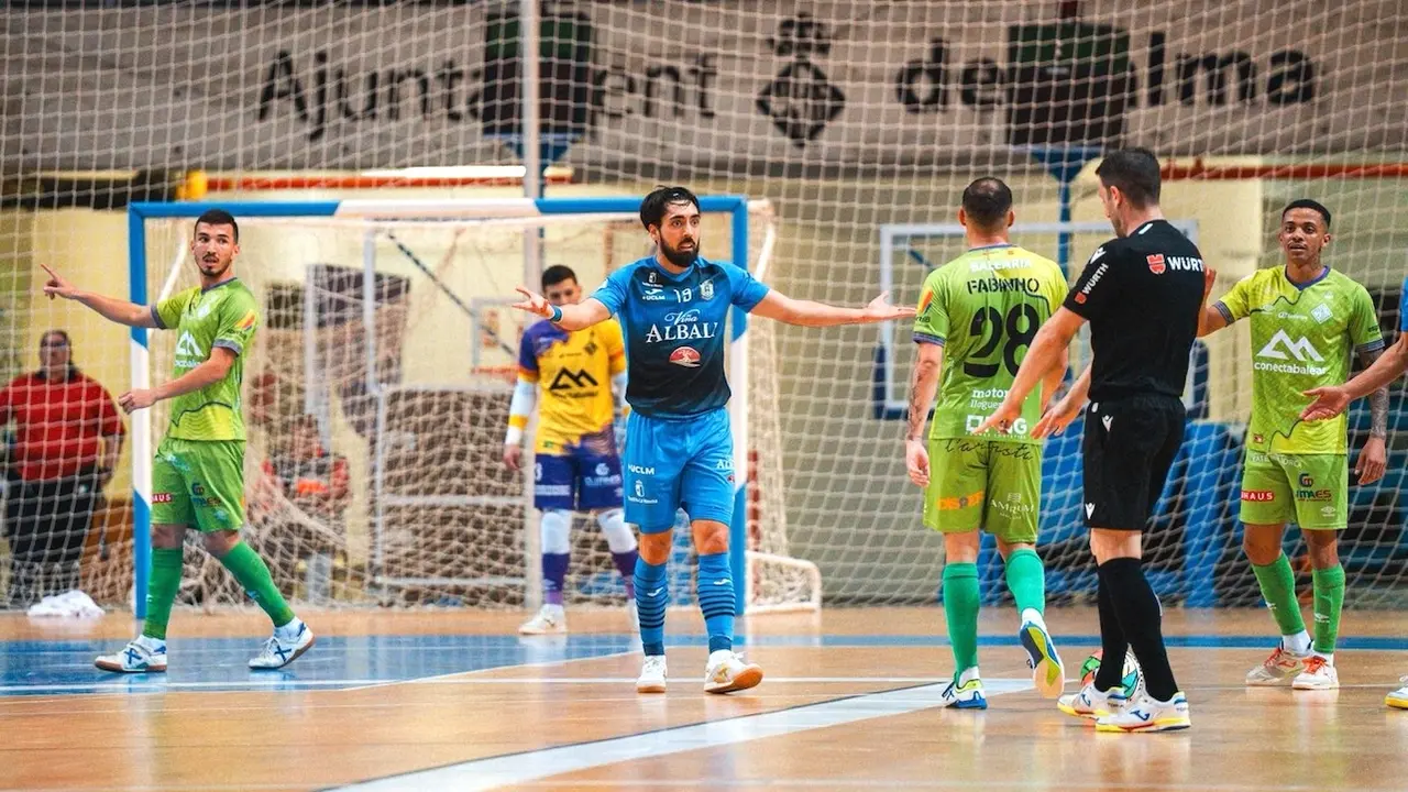 El Mallorca Palma Futsal acaba con la racha del Viña Albali Valdepeñas (7-3)