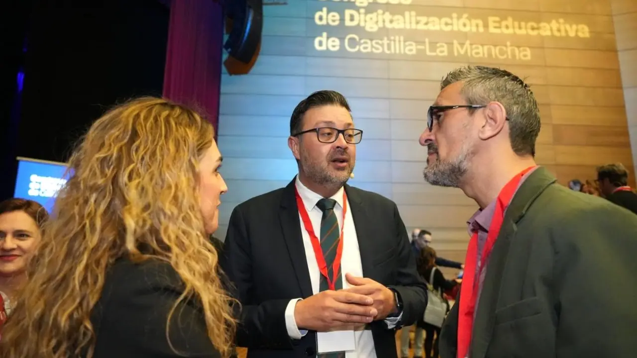 El consejero de Educación, Cultura y Deportes, Amador Pastor, este sábado en la inauguración del II Congreso de Digitalización de Castilla-La Mancha
