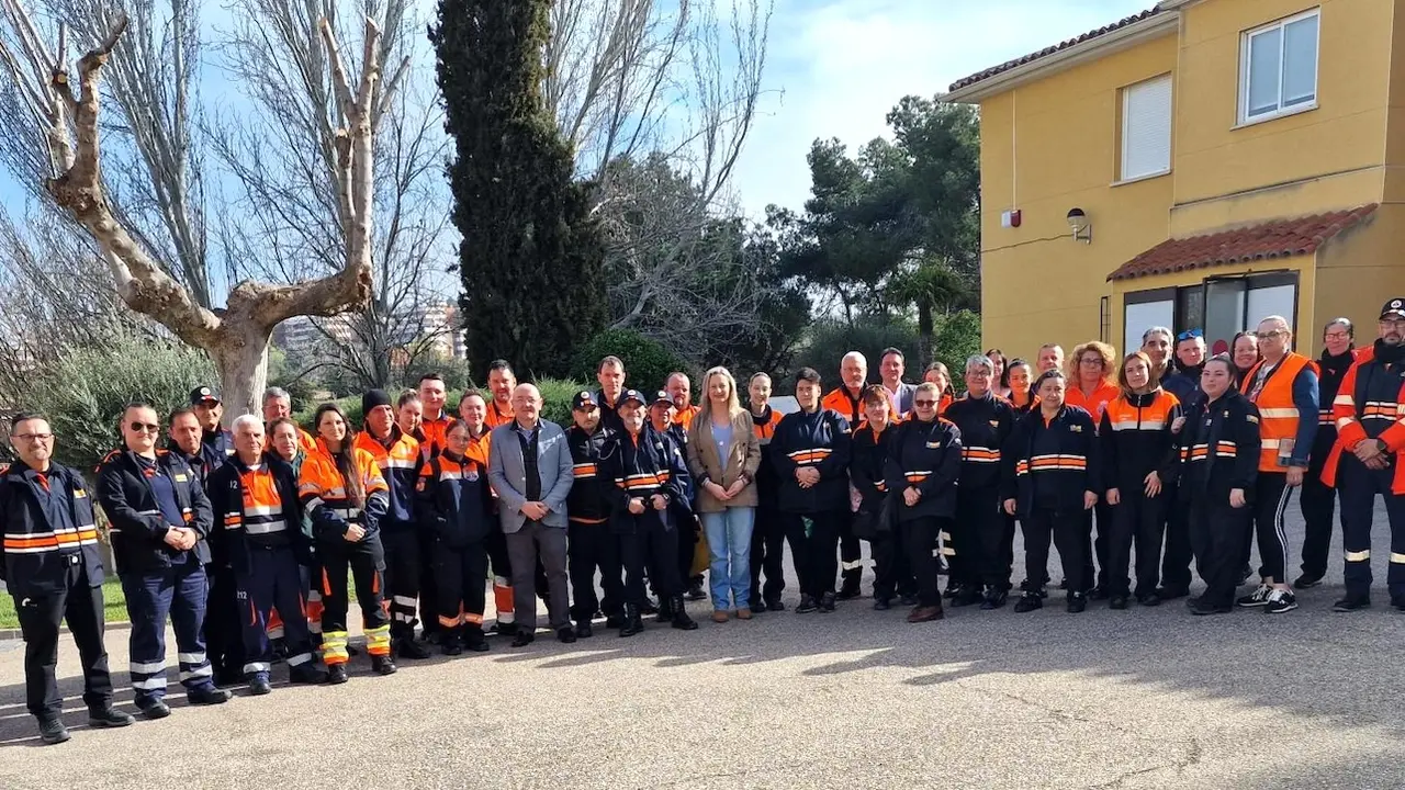 Voluntarios de Protección Civil participan en el XXII Curso de Formación Básica