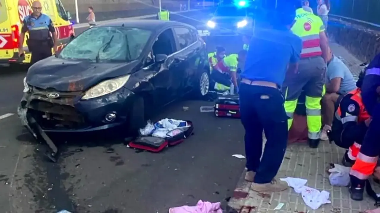 Una conductora drogada mata a una bebé y hiere a cinco personas al atropellarles, atropello, atropellados, accidente,&nbsp;