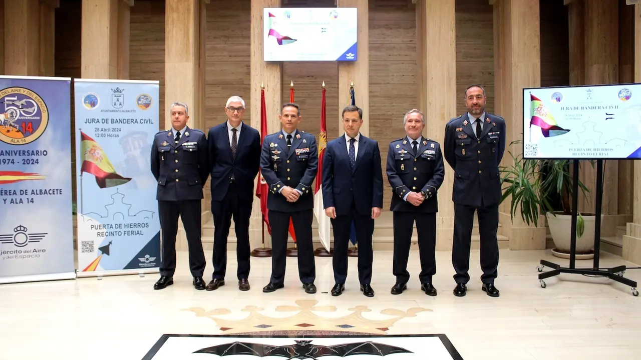 Albacete acogerá su primera jura de bandera para personal civil el 28 de abril