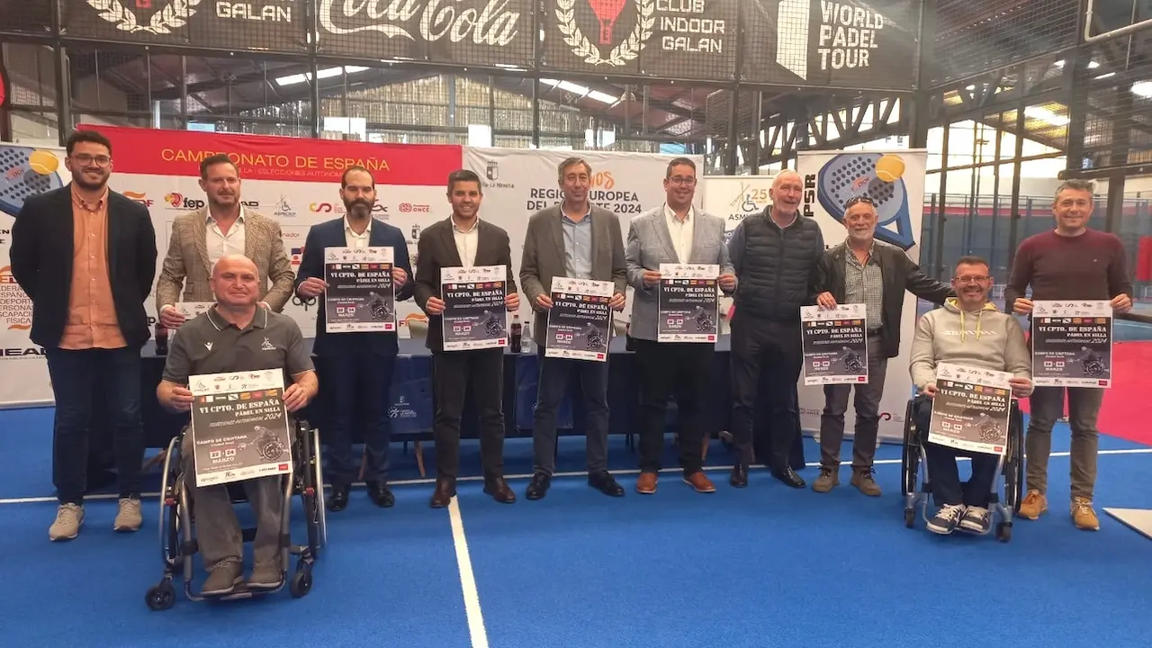 Campo de Criptana (Ciudad Real) acoge el VI Campeonato de España de Pádel en Silla