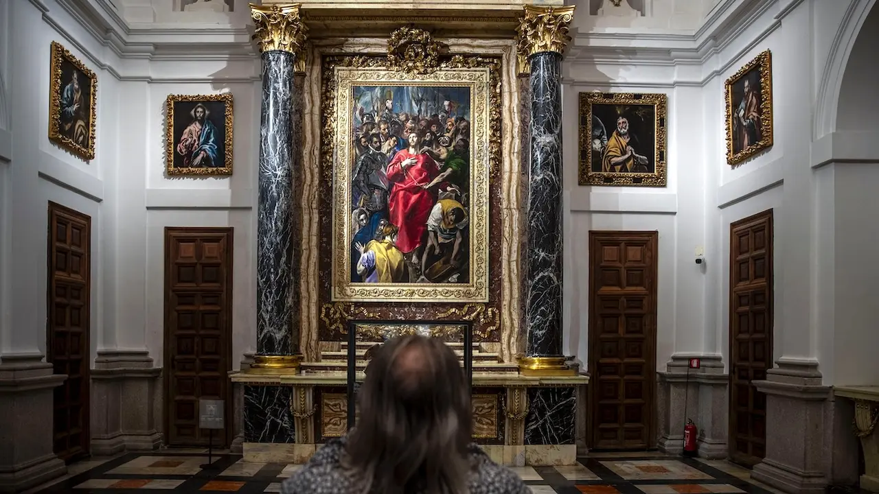 En la imagen, la obra del Greco 'El Expolio' expuesta en la Catedral Primada de Toledo - EFE/Ismael Herrero