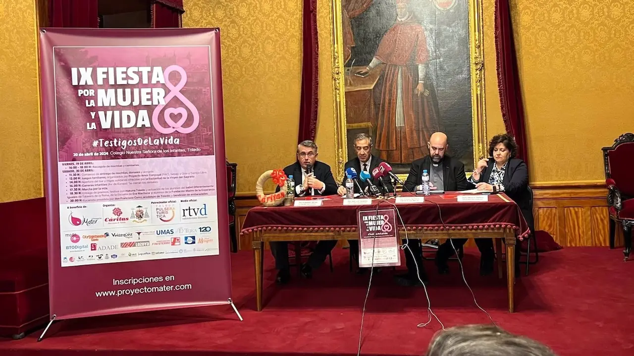 La ciudad de Toledo acogerá el 20 de abril la IX Fiesta por la Mujer y la Vida