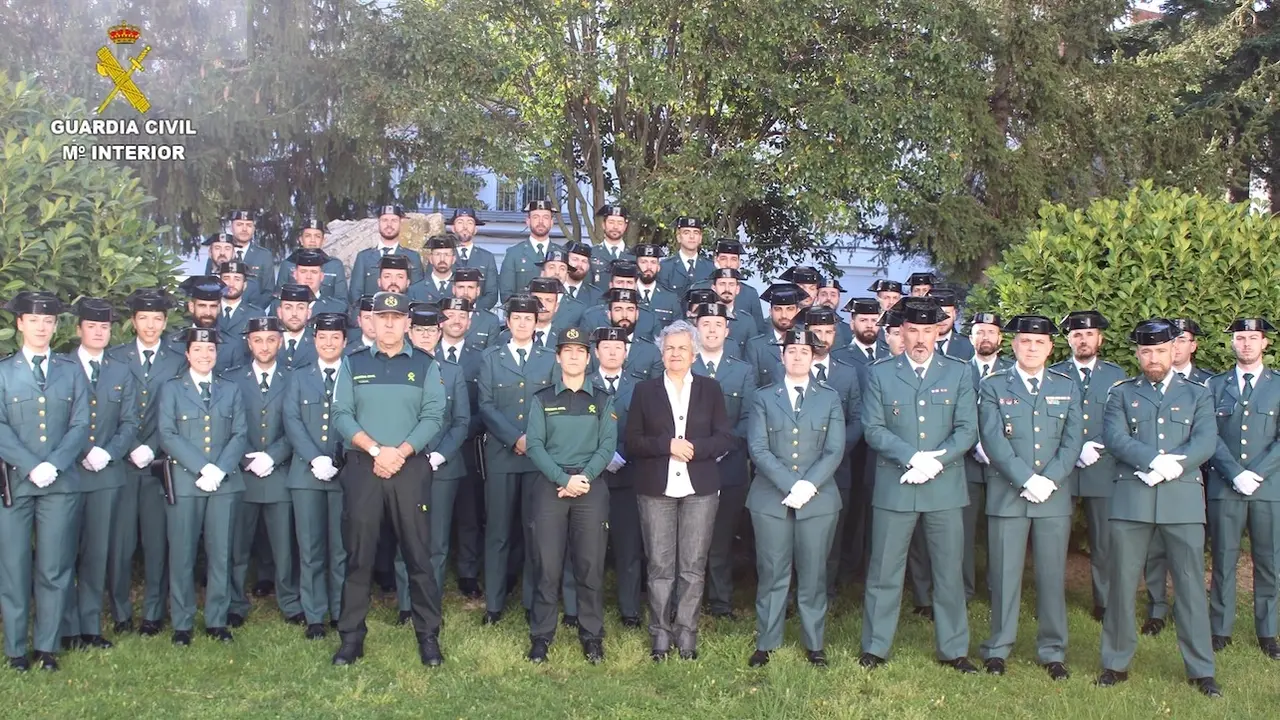 58 nuevos agentes de la Guardia Civil se incorporan a la Comandancia de Cuenca