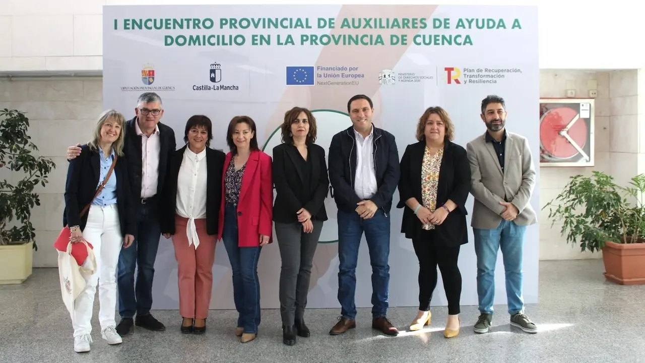Más de 300 auxiliares de ayuda a domicilio de Cuenca se citan en el I Encuentro Provincial