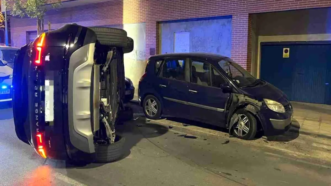Imagen del accidente de tráfico en la&nbsp;calle La Guija de Ciudad Real