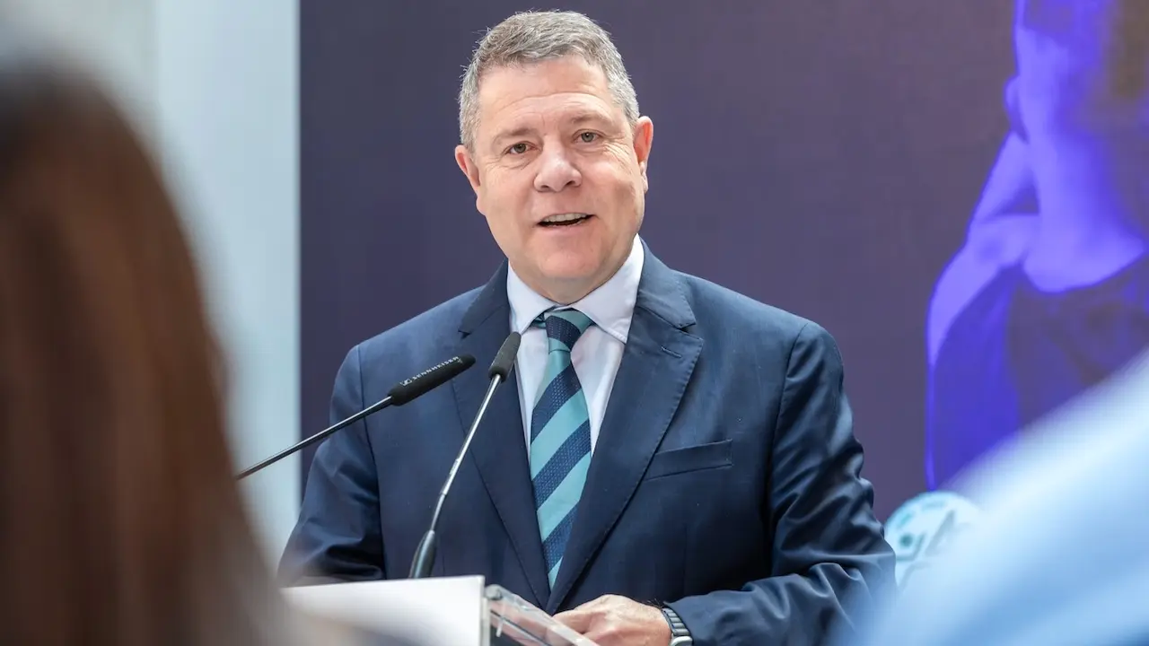 El presidente de Castilla-La Mancha, Emiliano García-Page, ha asistido en el Campus Universitario Fábrica de Armas de Toledo al acto de presentación de la Euro Cup de Baloncesto en Silla de Ruedas 2024