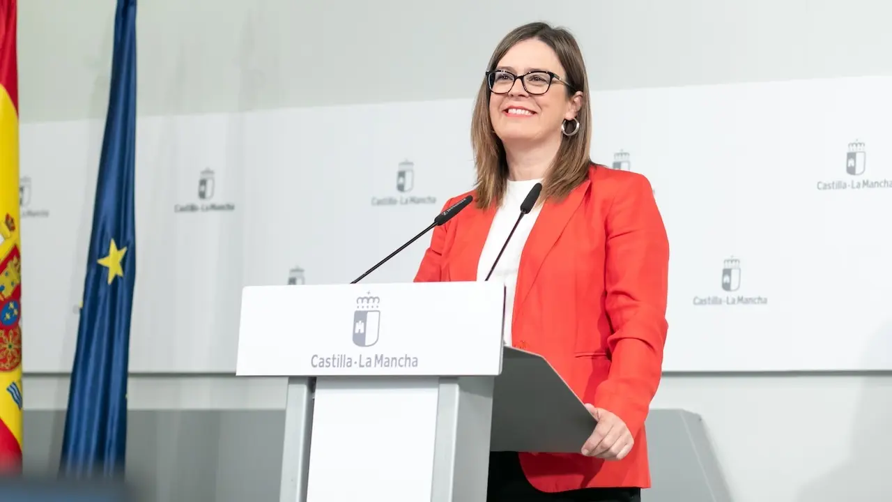 La consejera portavoz del Gobierno de Castilla-La Mancha, Esther Padilla, ha informado en rueda de prensa de los asuntos del Consejo de Gobierno