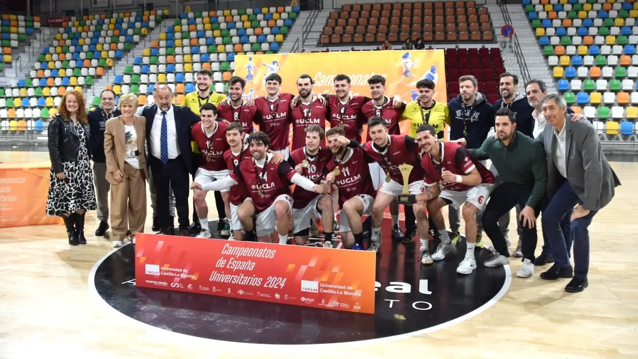 Oro masculino y bronce femenino para la UCLM en el Campeonato de España de balonmano