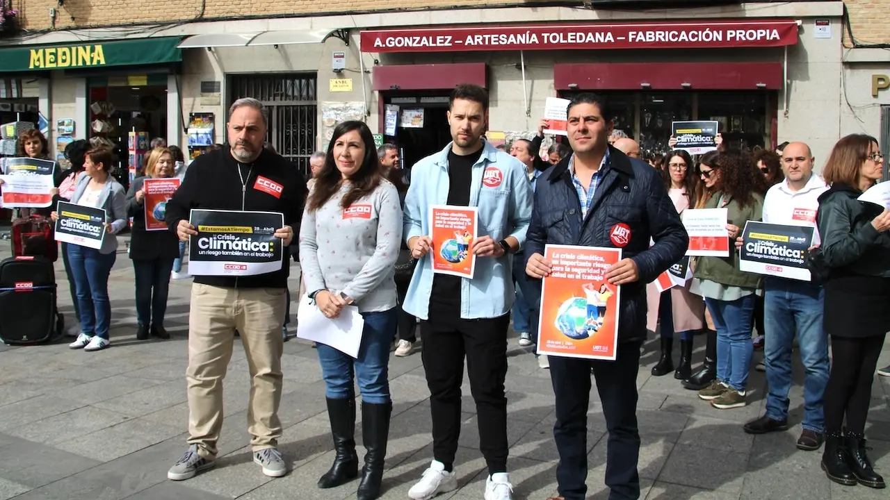 Los sindicatos exigen empleos de calidad sin riesgos y adaptados al cambio climático
