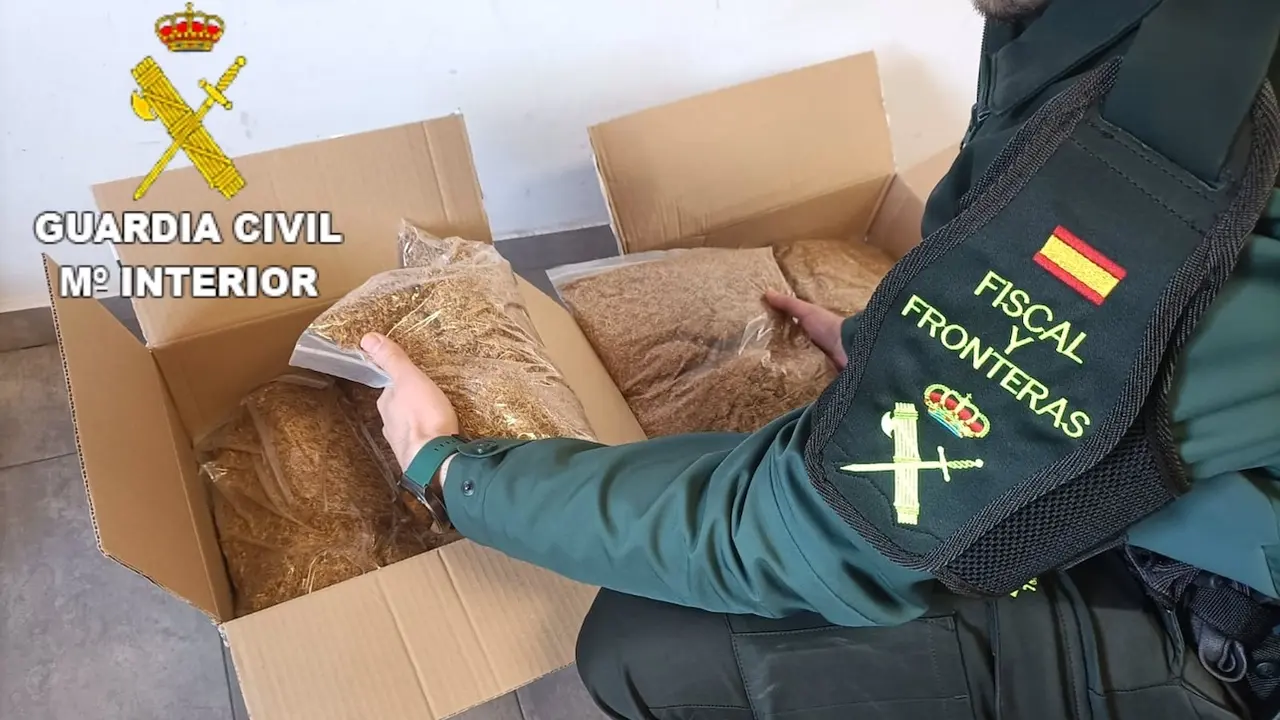 Intervienen en Cuenca 38 kilogramos de picadura de tabaco ilegal en un día