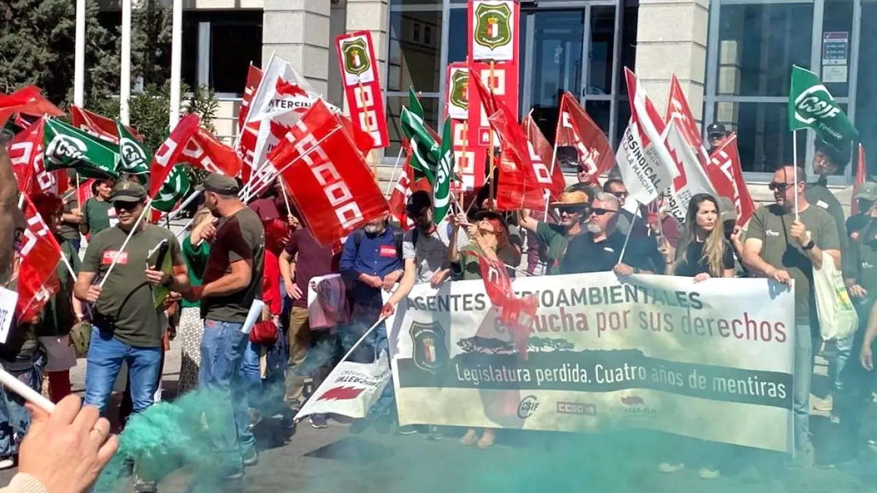 Manifestación el 7 de mayo por reivindicaciones de los agentes medioambientales