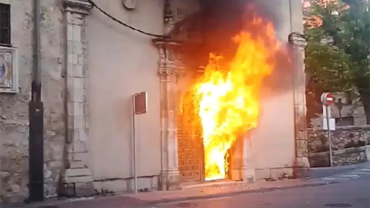 Detenido un varón por provocar un incendio en el convento de las Concepcionistas en Cuenca