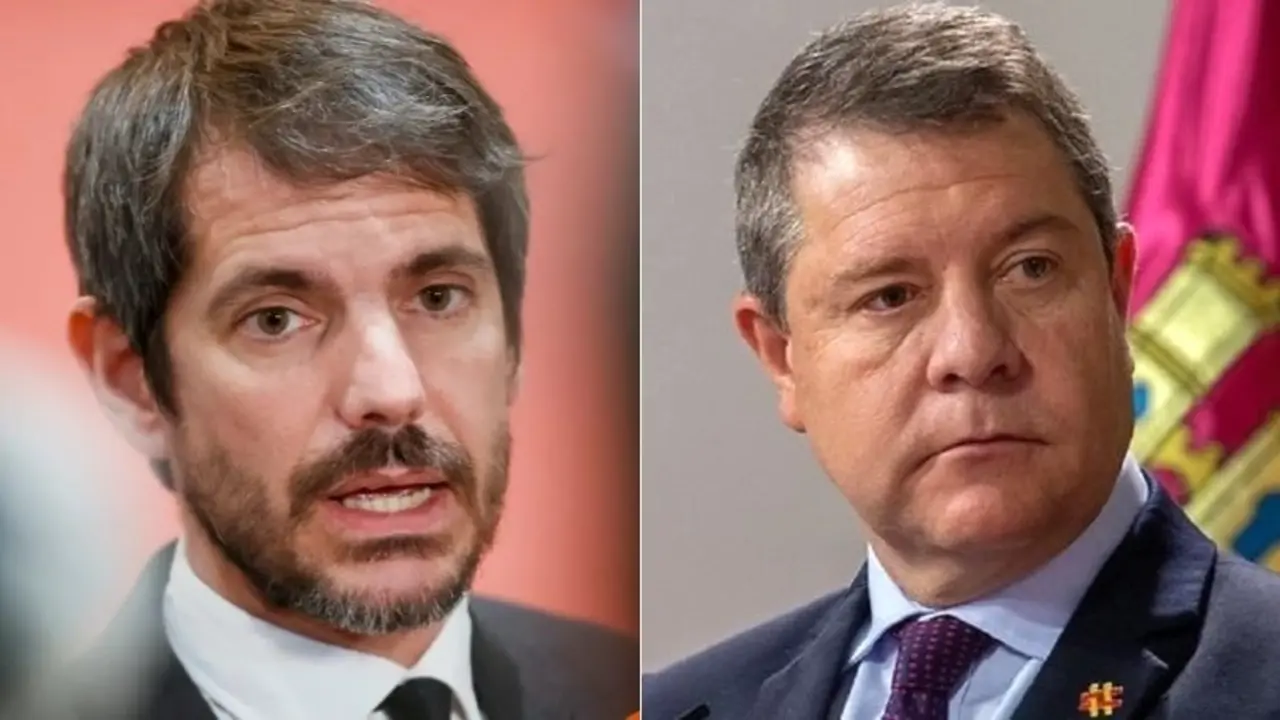 En imágenes de archivo el ministro de Cultura Ernest Urtasun y el presidente de Castilla-La Mancha Emiliano García-Page